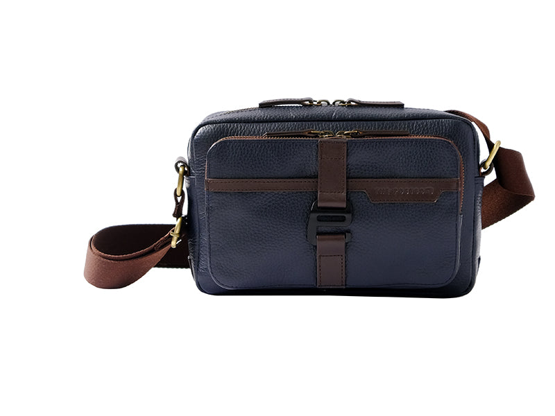 Osaka Cross Body Sling - Deep Sea Blue / Nappa Leather – The Postbox