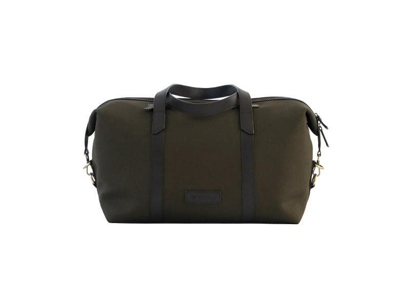Nicobar Duffle - Charcoal Cordura & Tan Leather - Duffle Bag – The