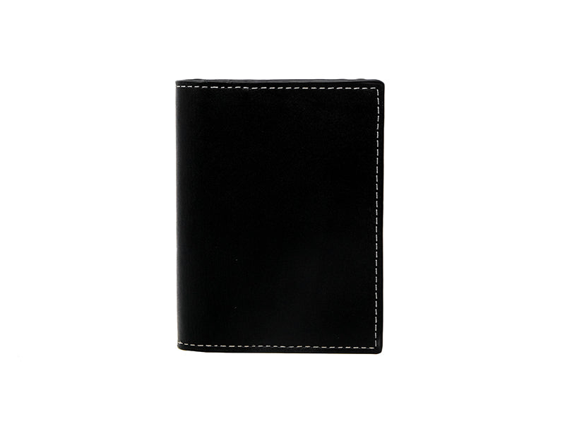 Urbane- Vertical Bifold Pull Tab Wallet - Carbon Black
