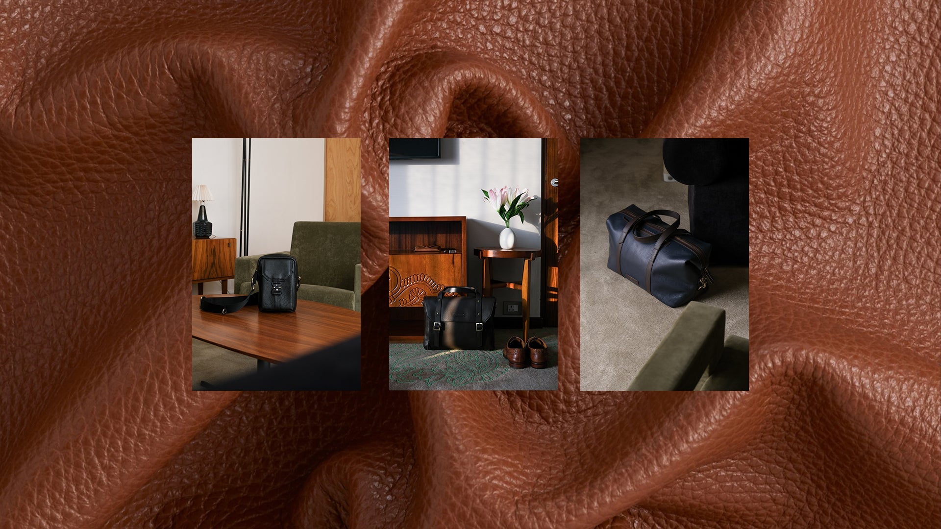 Genuine Pebbled Leather