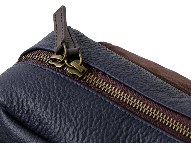 Transit Backpack - Blue Nappa Leather