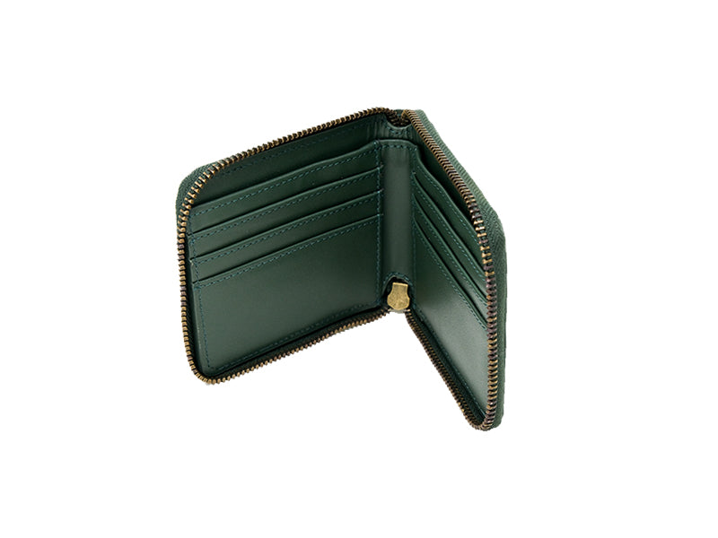 Casa Zipper wallet / Emerald Green