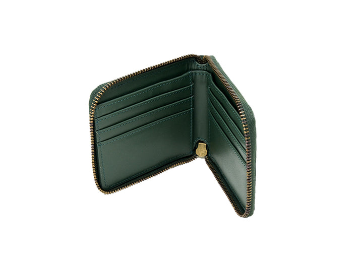 Casa Zipper wallet / Emerald Green