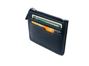 Stow Zipper Wallet - Blue