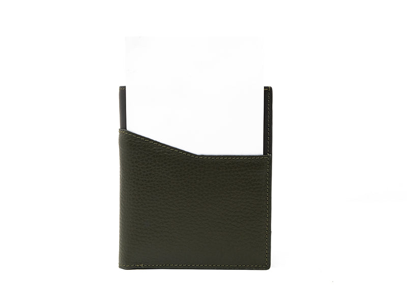 Away Travel Wallet - Moss Green & Tan