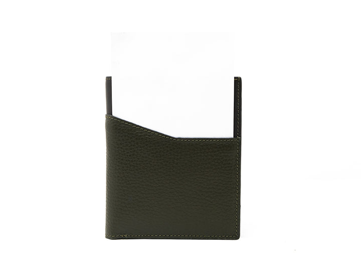 Away Travel Wallet - Moss Green & Tan