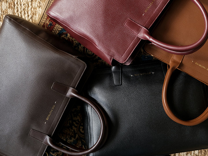 Hyde Work Bag / Dark Tan