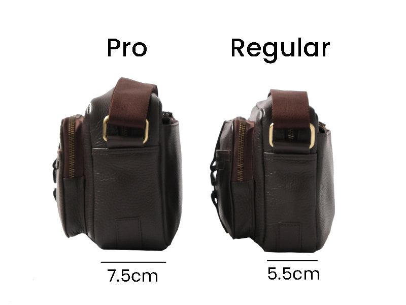 Osaka Cross Body Sling - Dark Tan / Nappa Leather