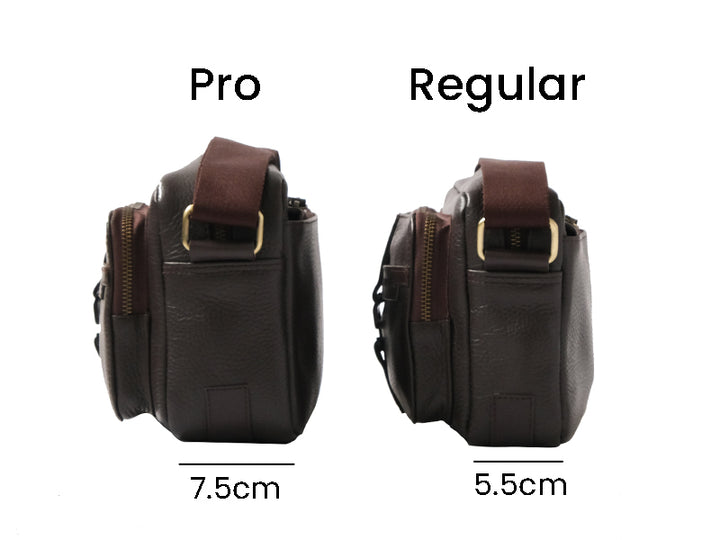 Osaka Cross Body Sling - Dark Tan / Nappa Leather