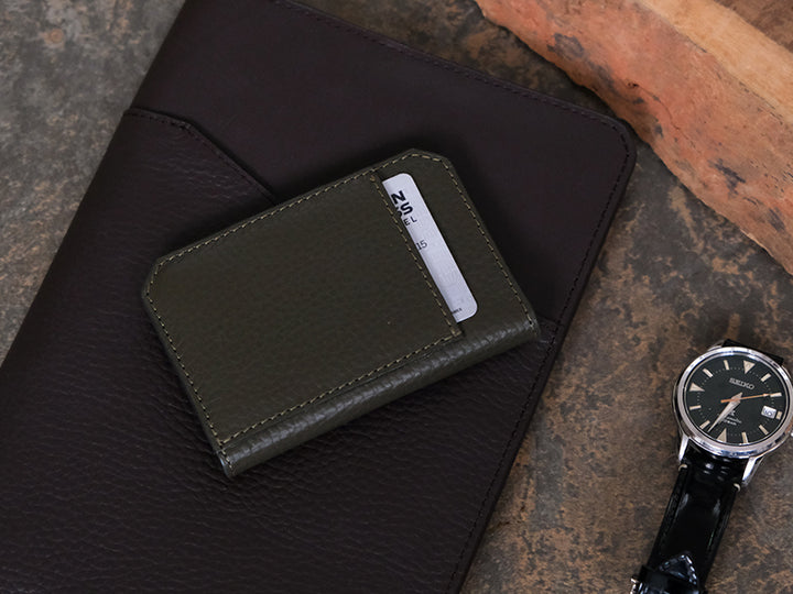 Unity Card & Cash Wallet / Moss Green