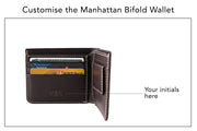 Manhattan Bifold Wallet - Dark Tan
