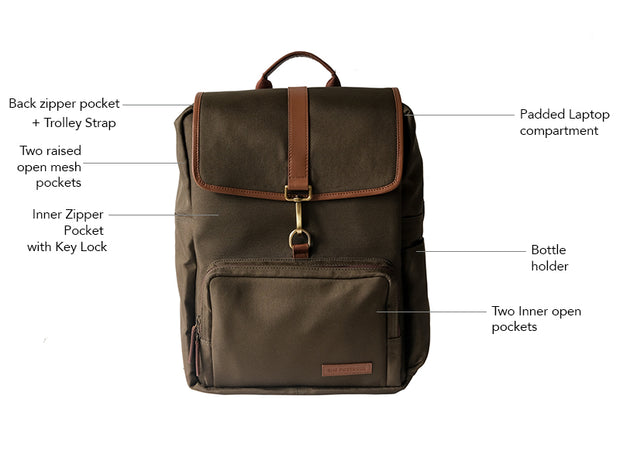 Alton Backpack 2.0 - Forest Green