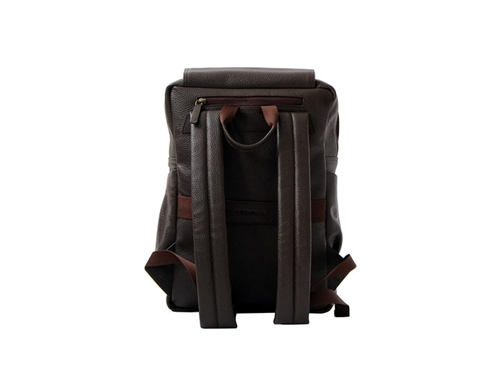 Transit Backpack - Dark Tan Nappa Leather