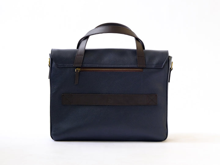 Covent Messenger - Blue & Dark Tan