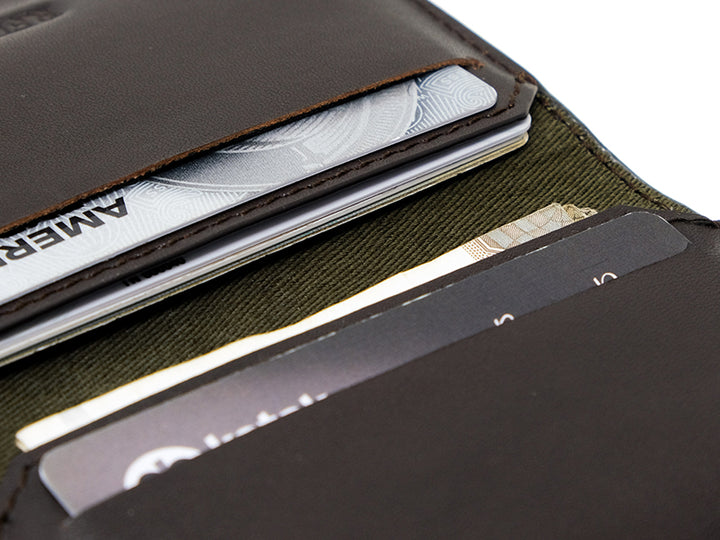 Unity Card & Cash Wallet / Moss Green