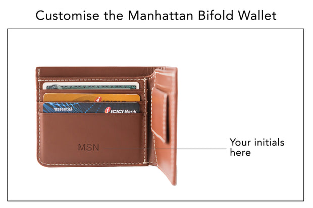 Manhattan Bifold Wallet - Tan