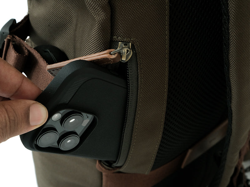 Reine Rolltop Backpack - Forest Green