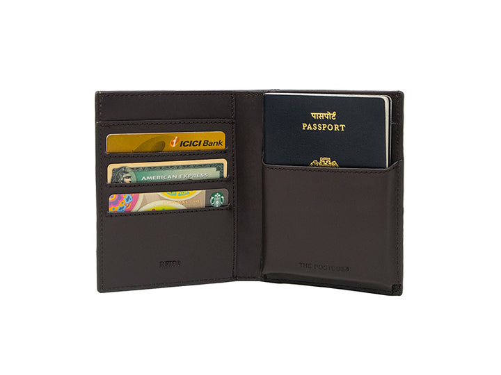 Away Travel Wallet - Moss Green & Tan