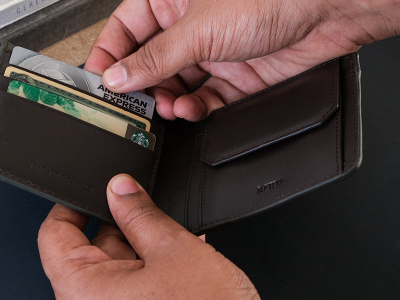 Manhattan Bifold Wallet - Moss Green