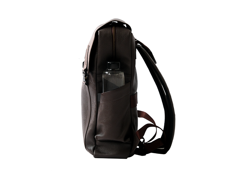 Transit Backpack - Dark Tan Nappa Leather