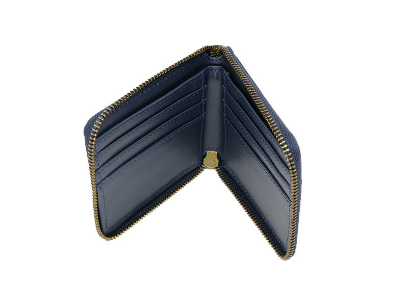 Casa Zipper wallet / Deep Sea Blue