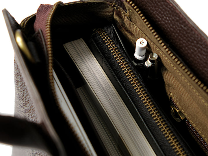 Hyde Work Bag / Dark Tan