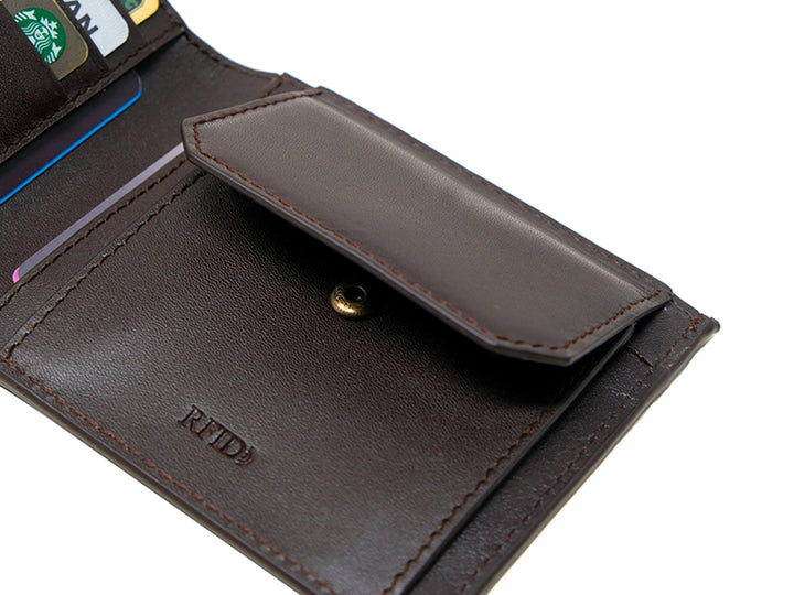Manhattan Bifold Wallet - Dark Tan