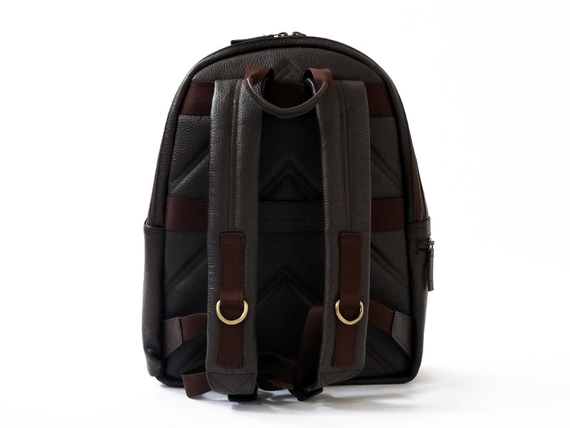 Pondi Backpack - Dark Tan Nappa Leather