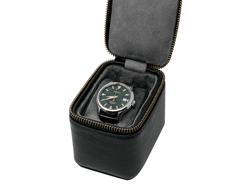 Classic Travel Watch Case Black – The Postbox
