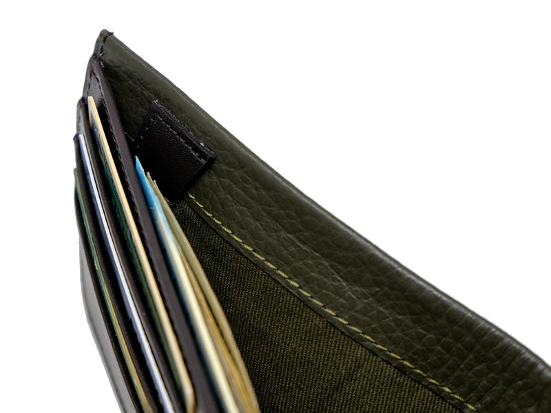Manhattan Bifold Wallet - Moss Green
