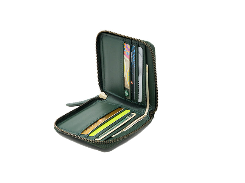 Casa Zipper wallet / Emerald Green