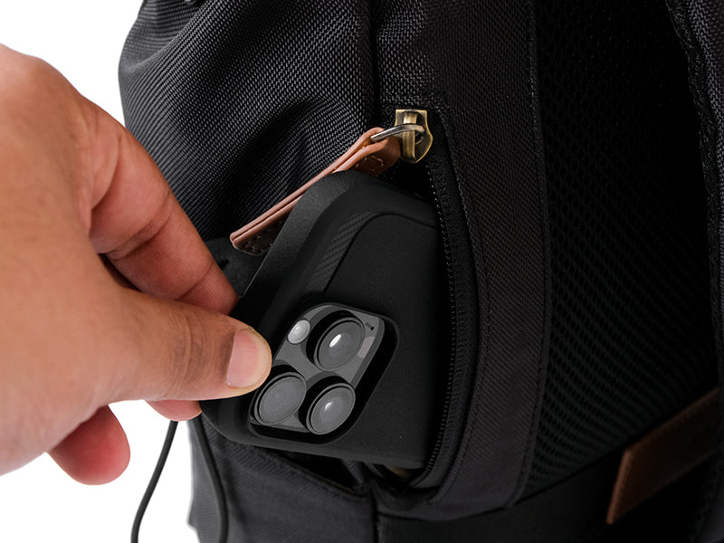 Reine Rolltop Backpack - Charcoal