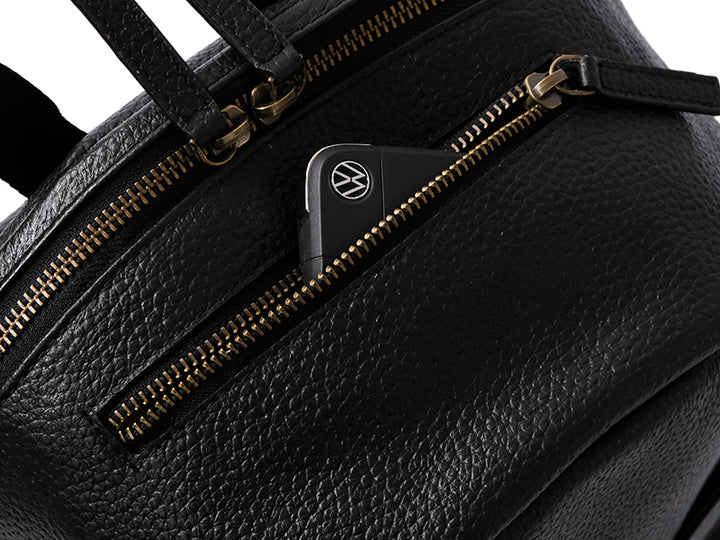 Pondi Backpack - Black Nappa Leather