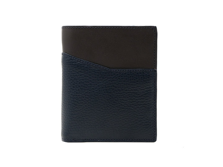 Away Travel Wallet - Blue & Dark Tan