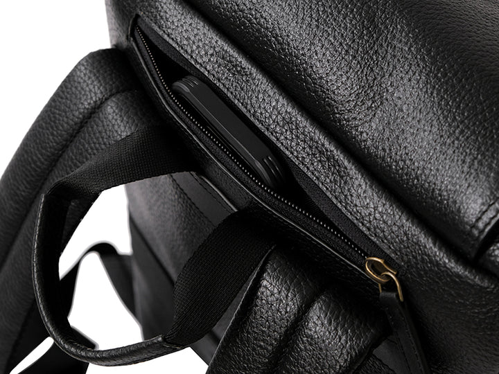 Transit Backpack - Black Nappa Leather