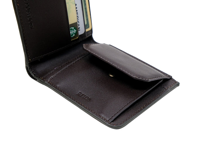 Manhattan Bifold Wallet - Moss Green