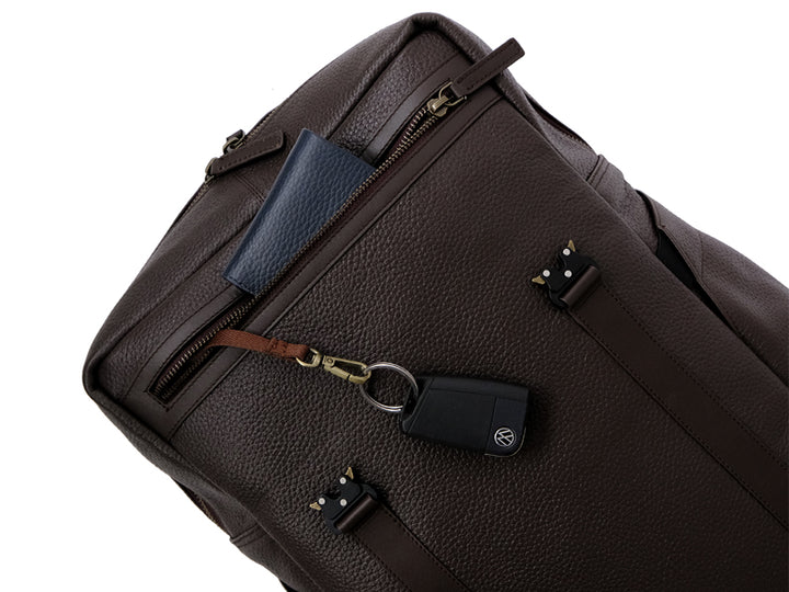 Transit Backpack - Dark Tan Nappa Leather