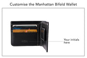 Manhattan Bifold Wallet - Black
