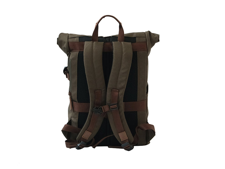 Reine Rolltop Backpack - Forest Green