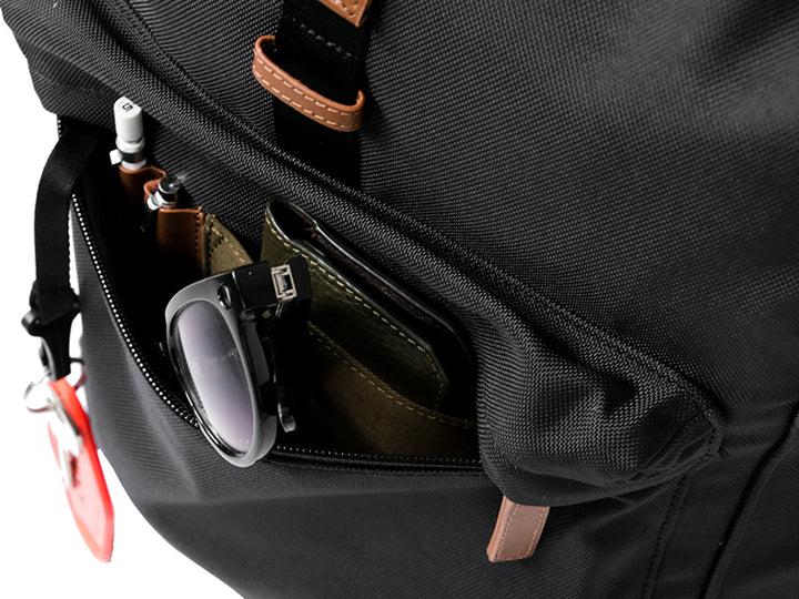 Reine Rolltop Backpack - Charcoal