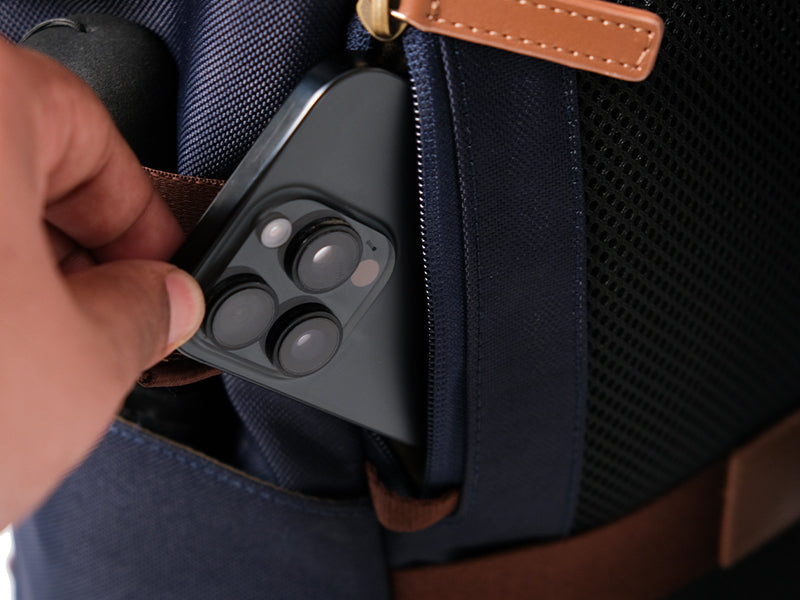 Reine Rolltop Backpack - Oxford Blue