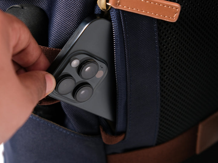 Reine Rolltop Backpack - Oxford Blue