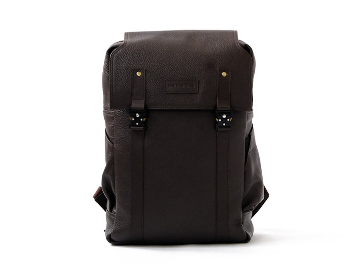 Transit Backpack - Dark Tan Nappa Leather