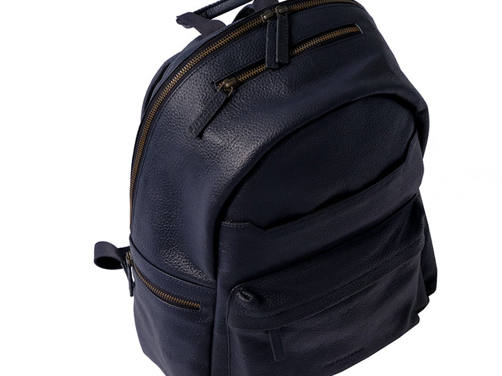 Pondi Backpack - Blue Nappa Leather