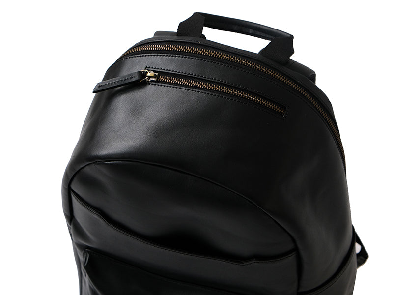 Pondi Backpack - Black Nappa Leather – The Postbox