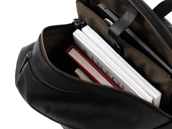 Pondi Backpack - Black Nappa Leather