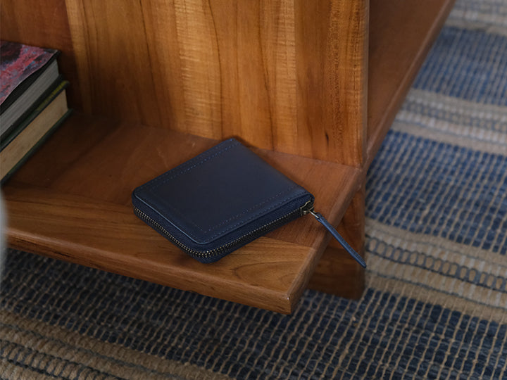 Casa Zipper wallet / Deep Sea Blue