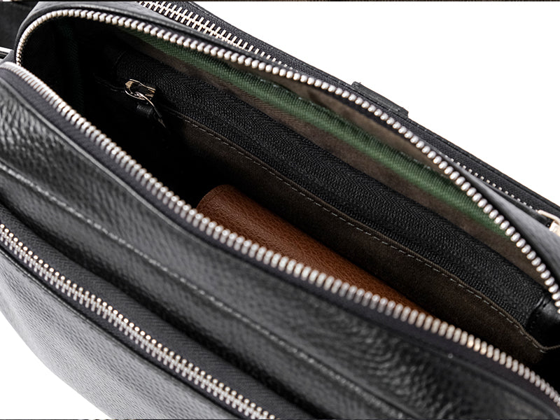 Osaka Cross Body Sling - Black / Nappa Leather