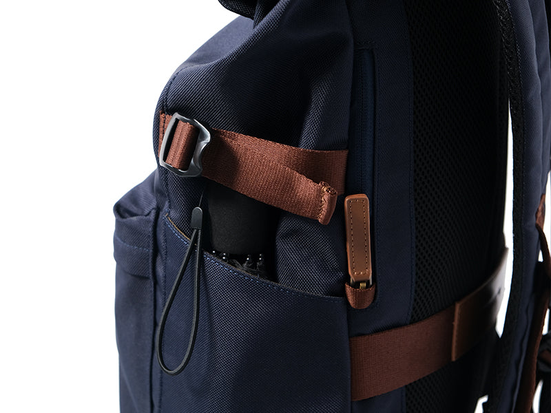 Reine Rolltop Backpack - Oxford Blue
