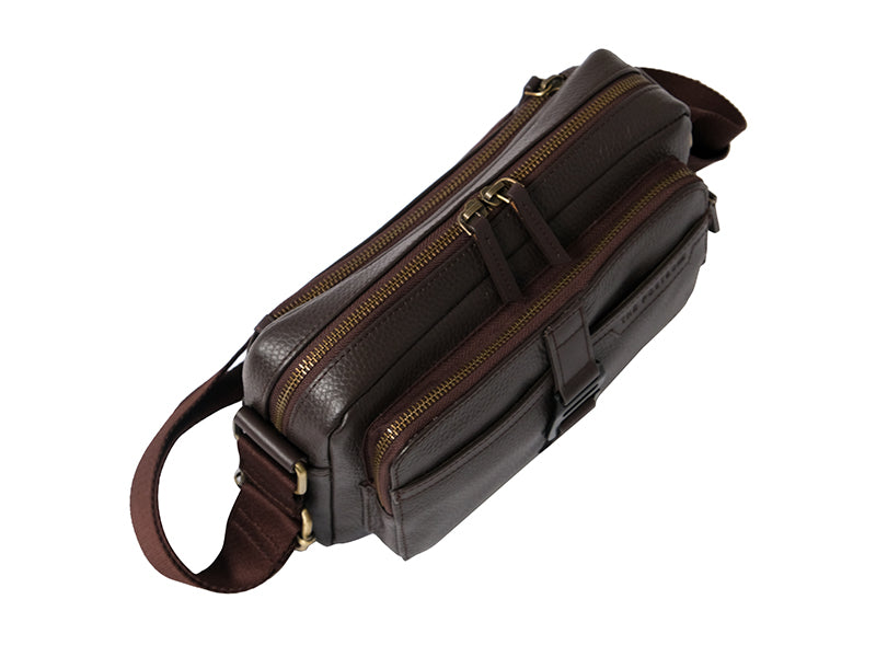 Osaka Cross Body Sling - Dark Tan / Nappa Leather